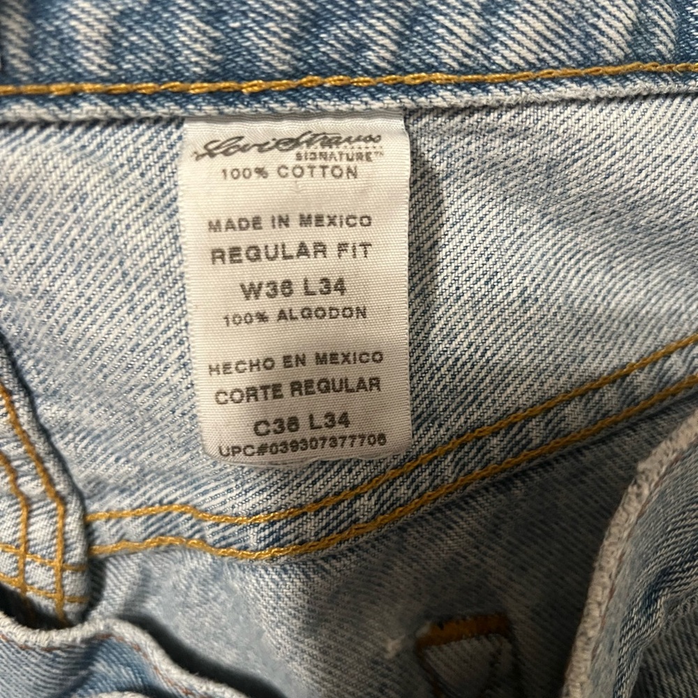 Levi Strauss Regular Fit Light Wash Jeans - Picture 5 of 5